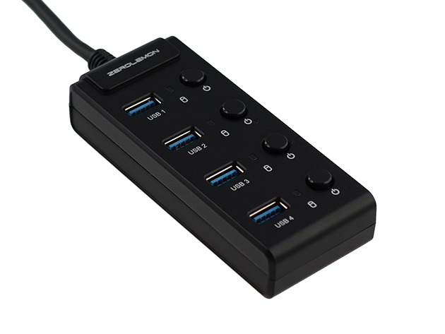 ZeroLemon 4-Port USB Hub